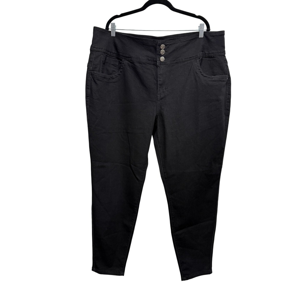 Hybrid & Company Bum Lifter 3.0 Black High‎ Rise Stretch Pants 24 NWT Sculpting